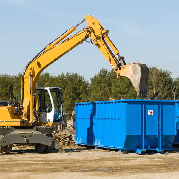 are there any restrictions on where a residential dumpster can be placed in Winchester Bay OR